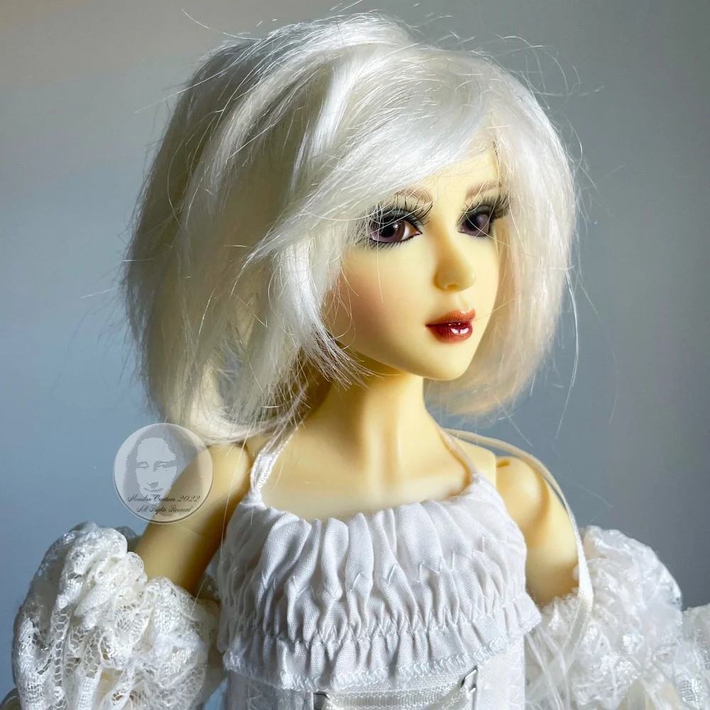 Ball Joint Doll Custom Yolanda Face Up by Impldoll 2009 43cm BJD + Violet Fern